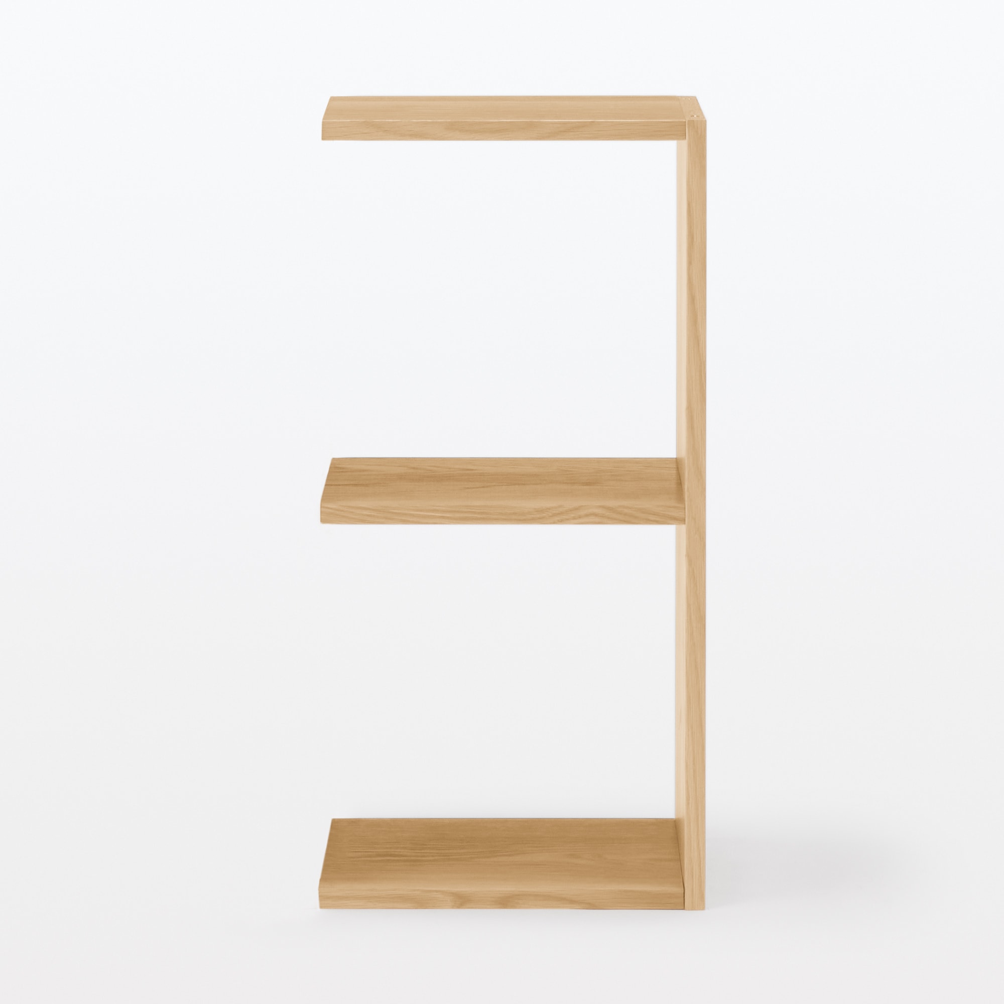 スタッキングシェルフ・追加２段・オーク材