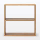 スタッキングシェルフ・ワイド・２段・オーク材