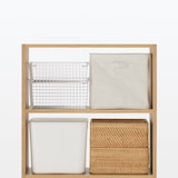 スタッキングシェルフ・ワイド・２段・オーク材