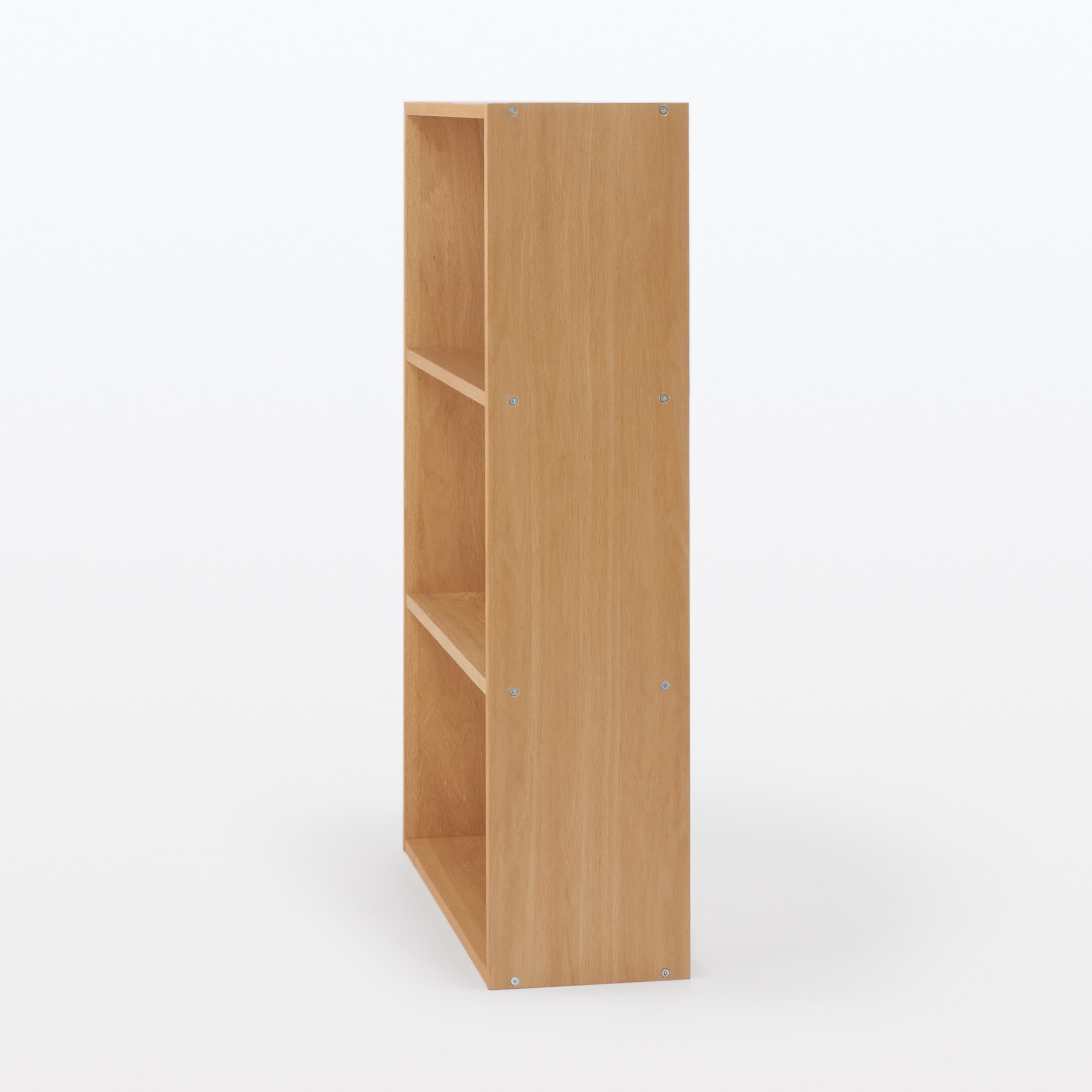 スタッキングシェルフ・ワイド・３段・オーク材