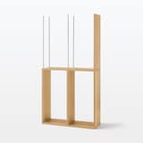 スタッキングシェルフ・ワイド・追加２段・オーク材