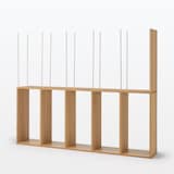 スタッキングシェルフ・ワイド・追加５段・オーク材