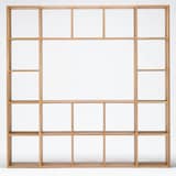 スタッキングシェルフ５段用３列オープン型追加セット／オーク材