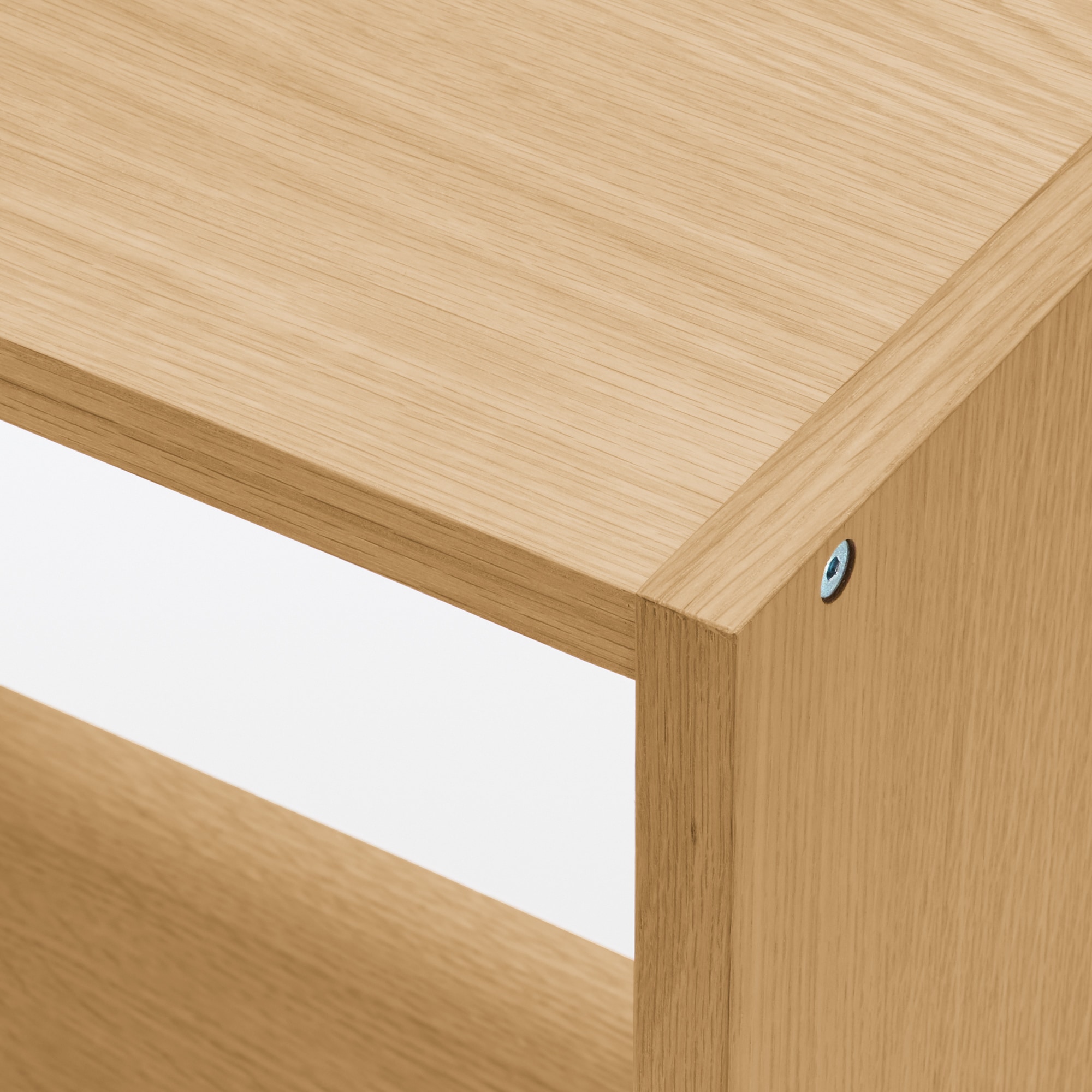 スタッキングシェルフセット・５段×２列・オーク材