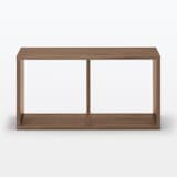 スタッキングシェルフ・２段・ウォールナット材