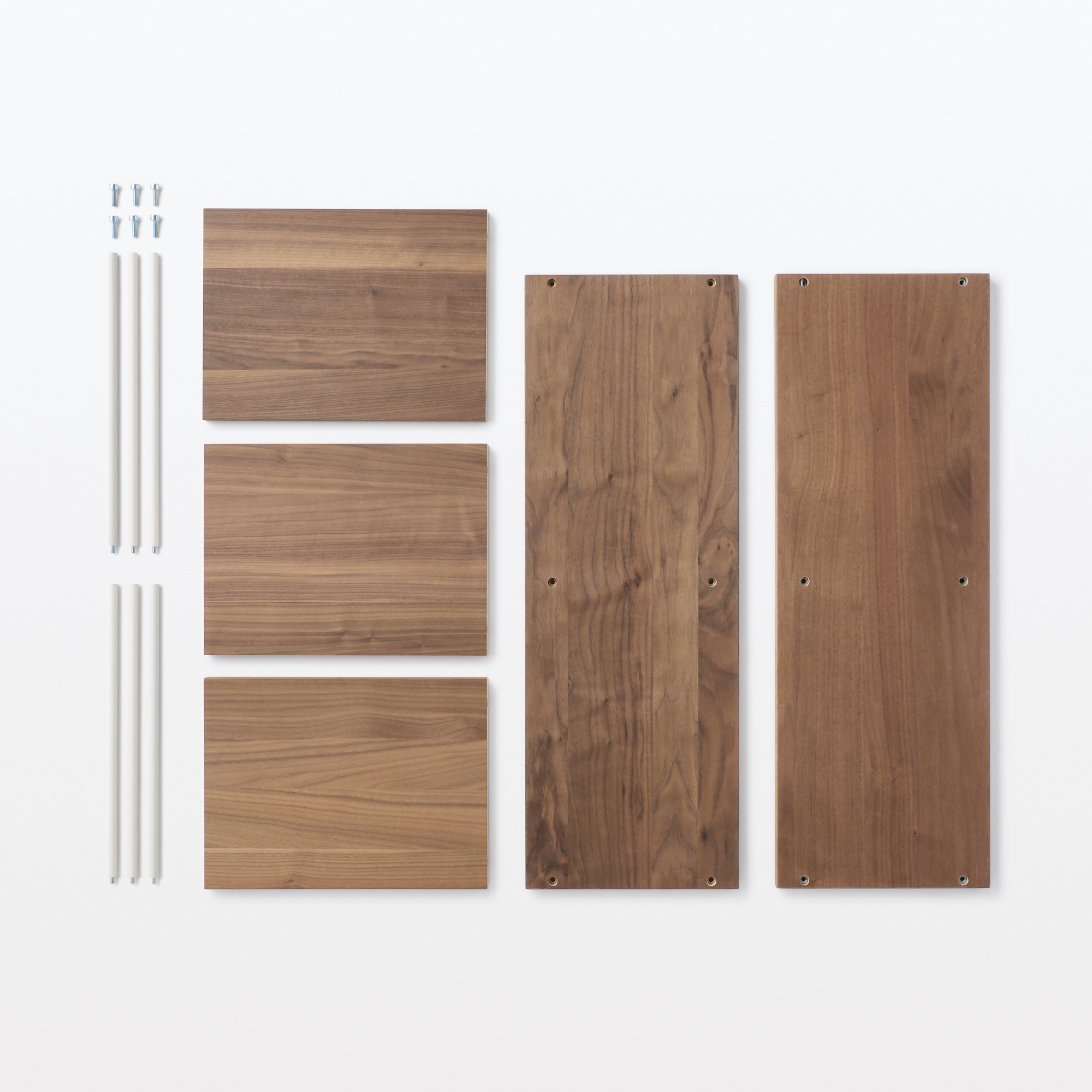 スタッキングシェルフ・２段・ウォールナット材