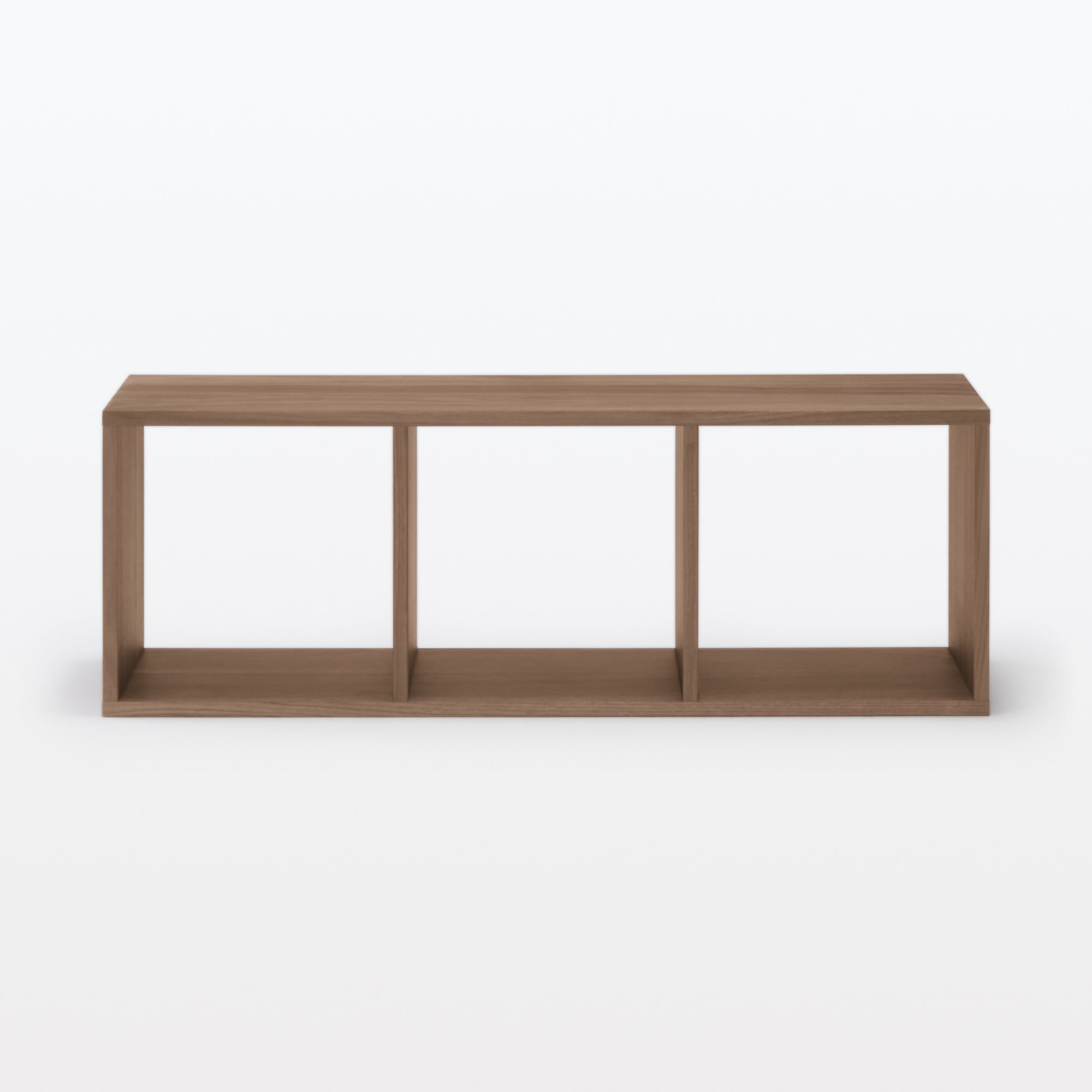 スタッキングシェルフ・３段・ウォールナット材