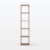 スタッキングシェルフ・５段・ウォールナット材