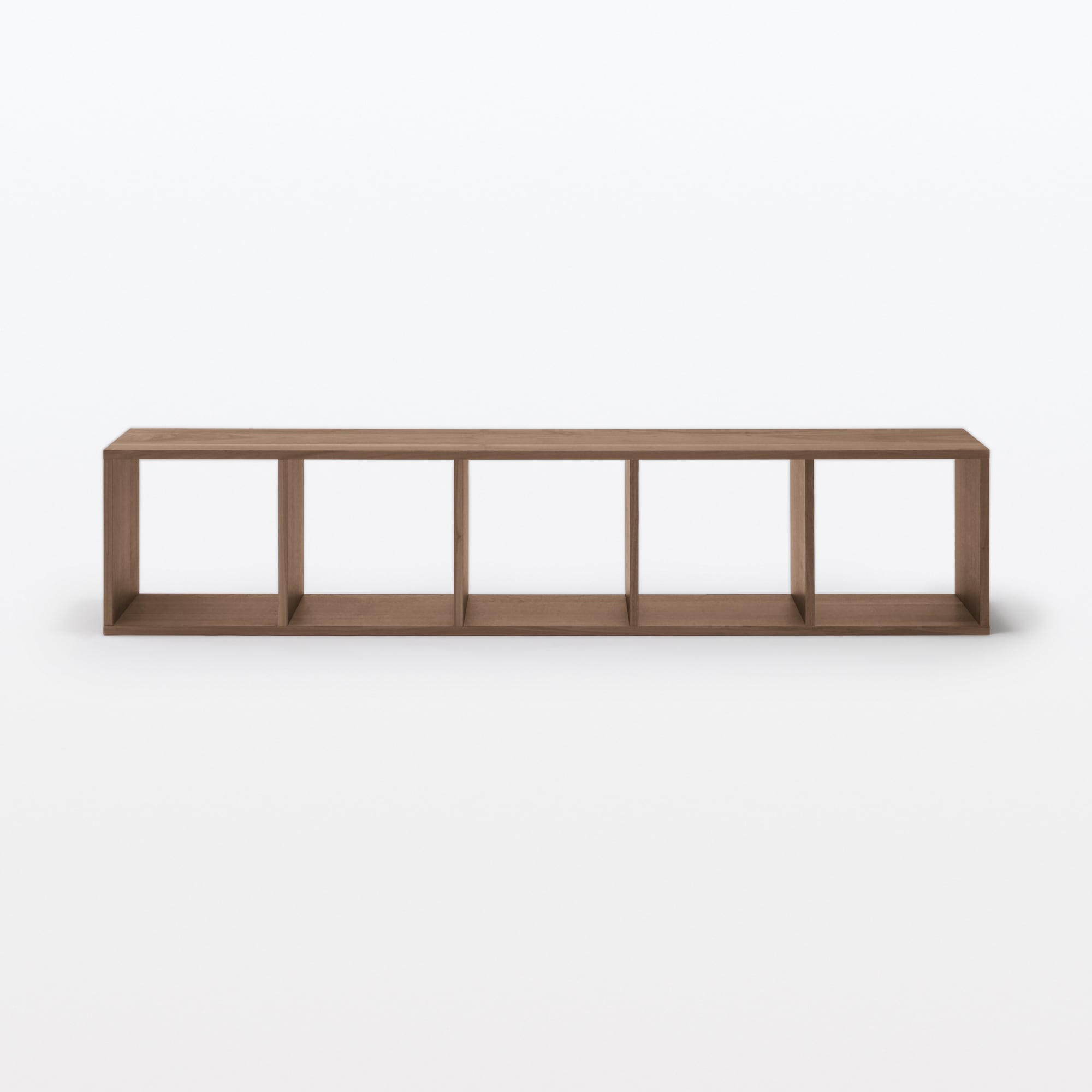 スタッキングシェルフ・５段・ウォールナット材