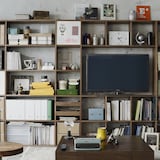 スタッキングシェルフ・５段・ウォールナット材