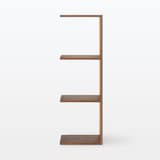 スタッキングシェルフ・追加３段・ウォールナット材