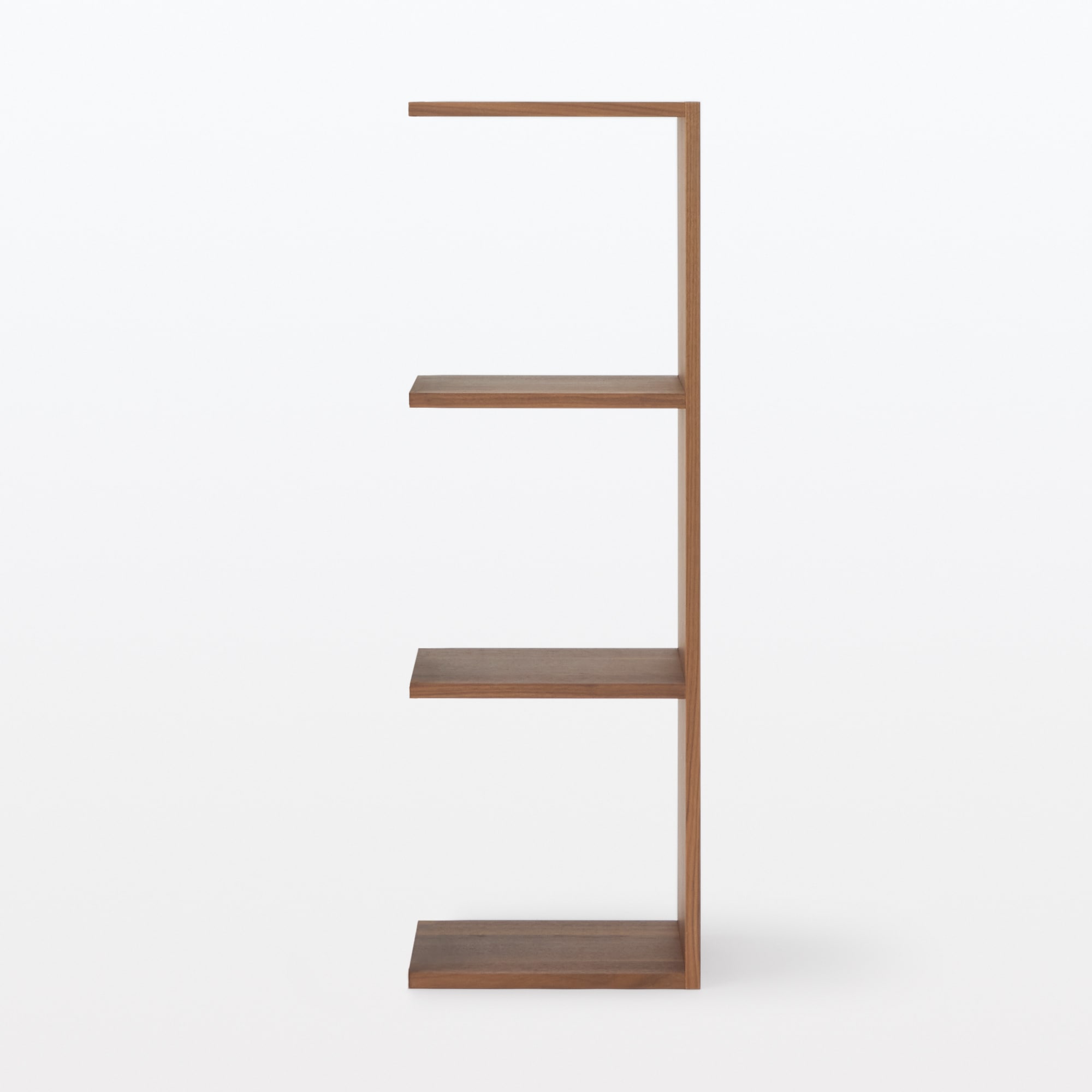 スタッキングシェルフ・追加３段・ウォールナット材