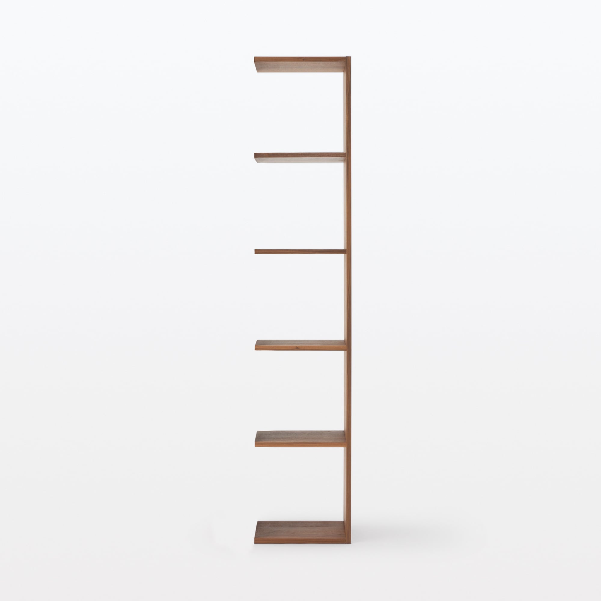 スタッキングシェルフ・追加５段・ウォールナット材