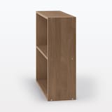 スタッキングシェルフ・ワイド・２段・ウォールナット材