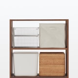 スタッキングシェルフ・ワイド・２段・ウォールナット材