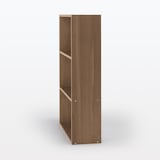 スタッキングシェルフ・ワイド・３段・ウォールナット材