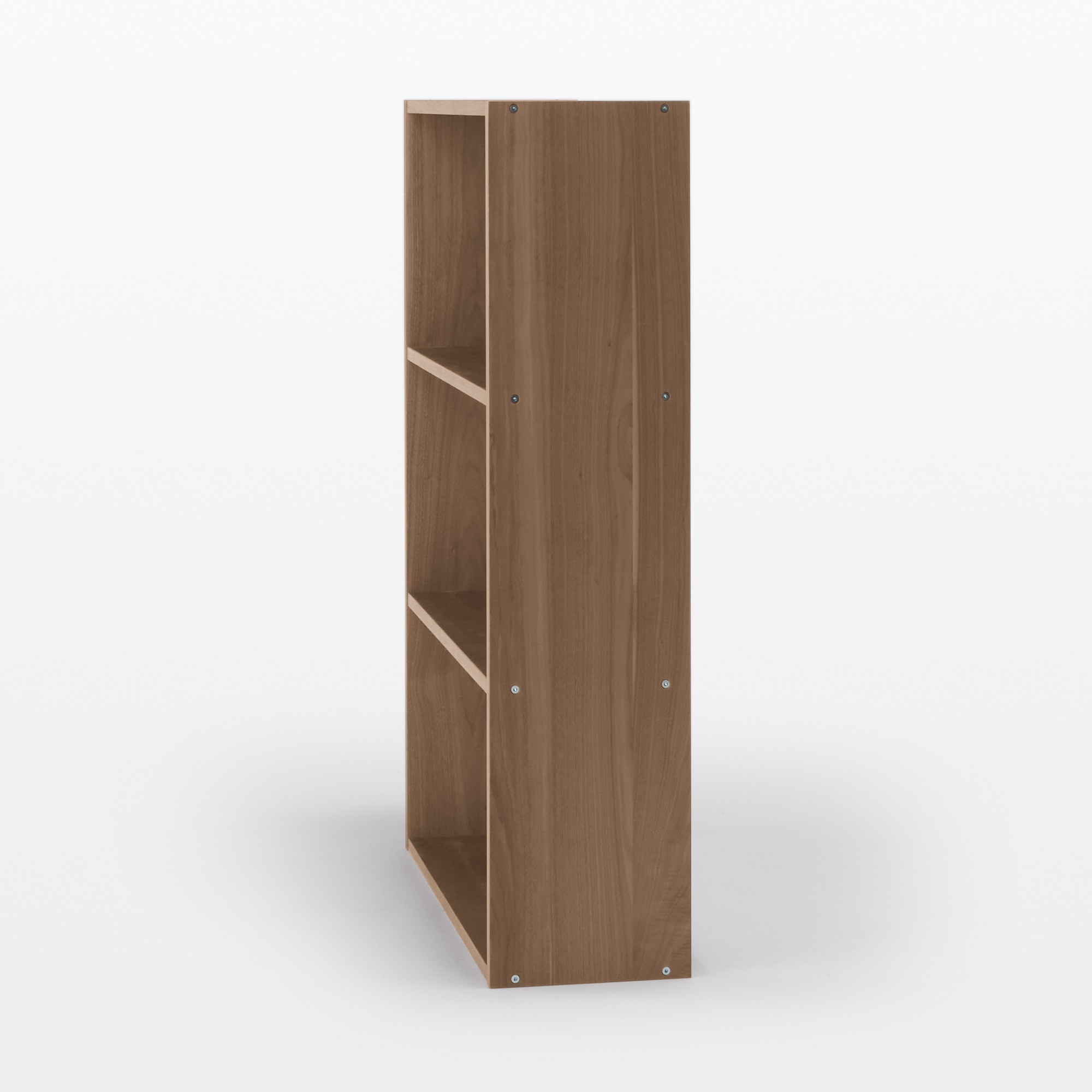 スタッキングシェルフ・ワイド・３段・ウォールナット材