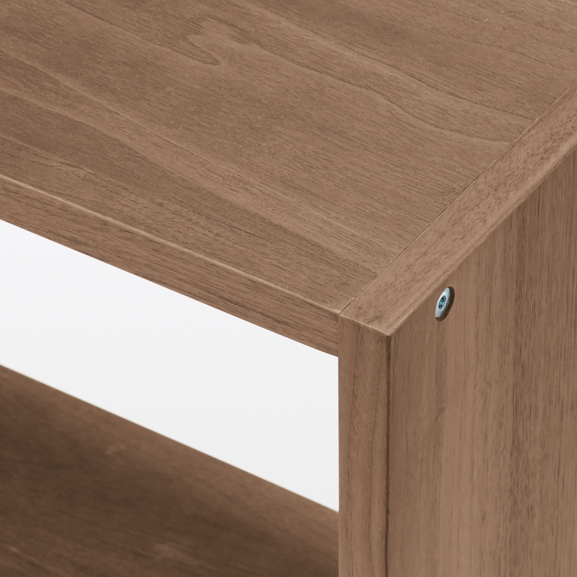 スタッキングシェルフ・ワイド・３段・ウォールナット材