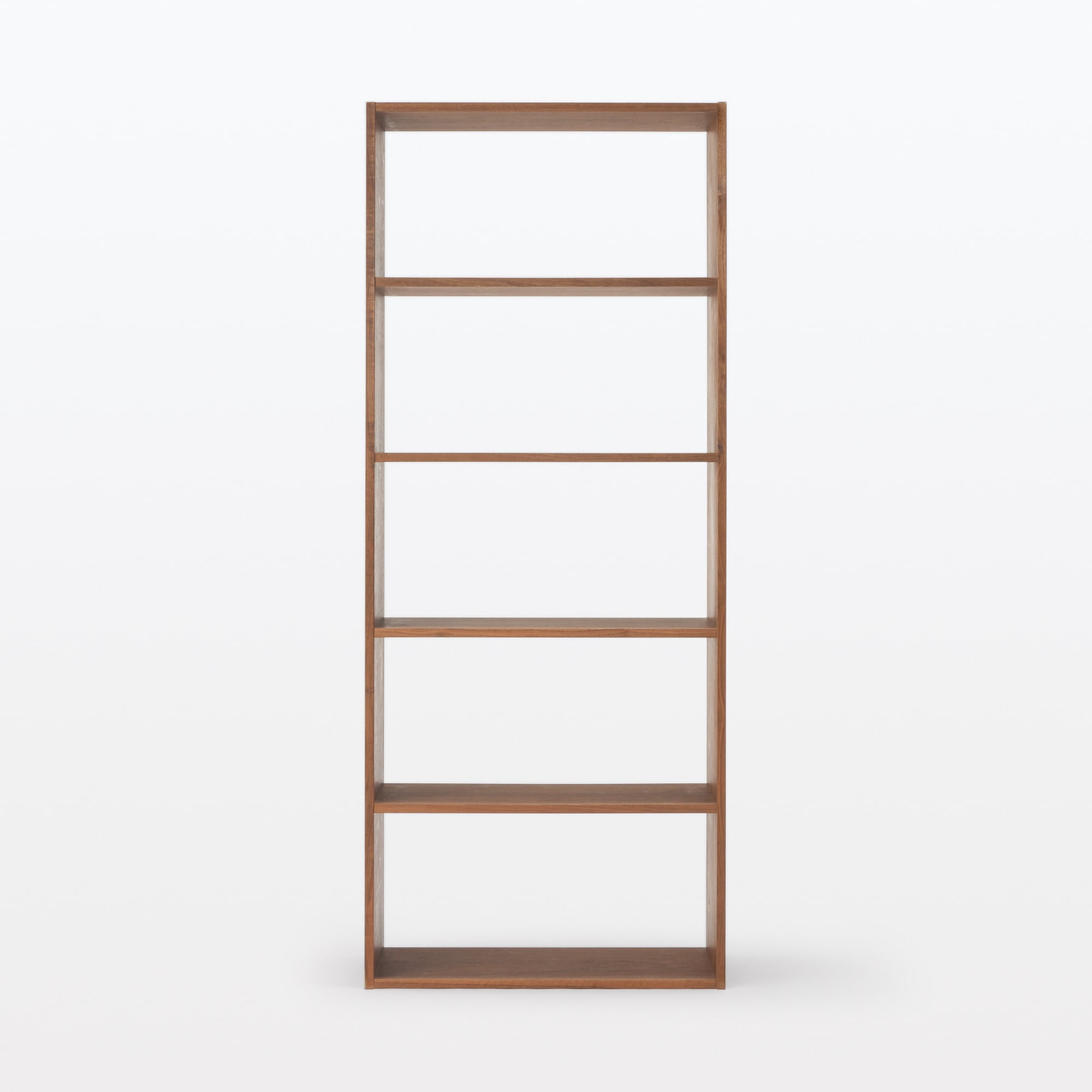 スタッキングシェルフ・ワイド・５段・ウォールナット材