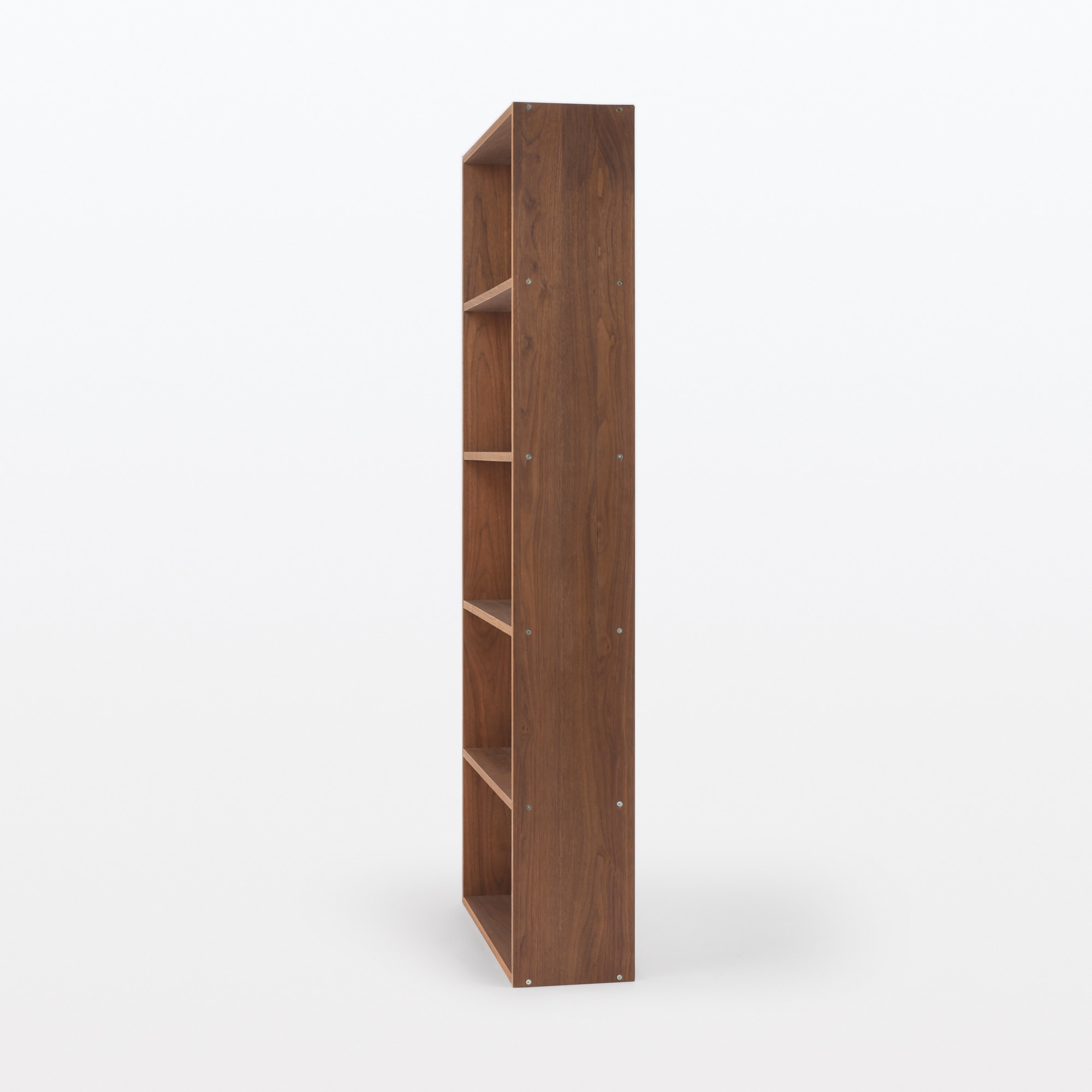 スタッキングシェルフ・ワイド・５段・ウォールナット材