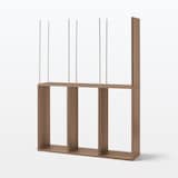 スタッキングシェルフ・ワイド・追加３段・ウォールナット材