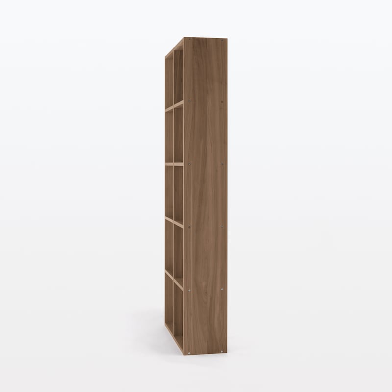 スタッキングシェルフセット・5段×2列・ウォールナット材 | 無印良品 