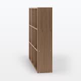 スタッキングシェルフセット・３段×３列・ウォールナット材