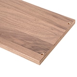 【パーツ】スタッキングシェルフ・ワイド・２段用側板・ウォールナット・穴貫通タイプ