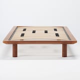 ベッドフレーム・シングル・ウォールナット材