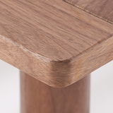 ベッドフレーム・ダブル・ウォールナット材