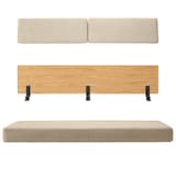 ベッドフレーム用クッションパーツ・オーク材