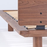 ベッドフレーム用ヘッドボード・スモール・ウォールナット材