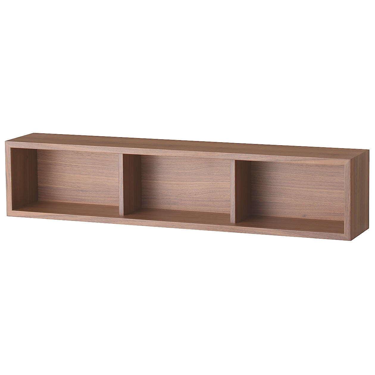 壁に付けられる家具 箱 幅８８ｃｍ ウォールナット材 幅８８ 奥行１５ ５ 高さ１９ｃｍ 壁に付けられる家具 通販 無印良品