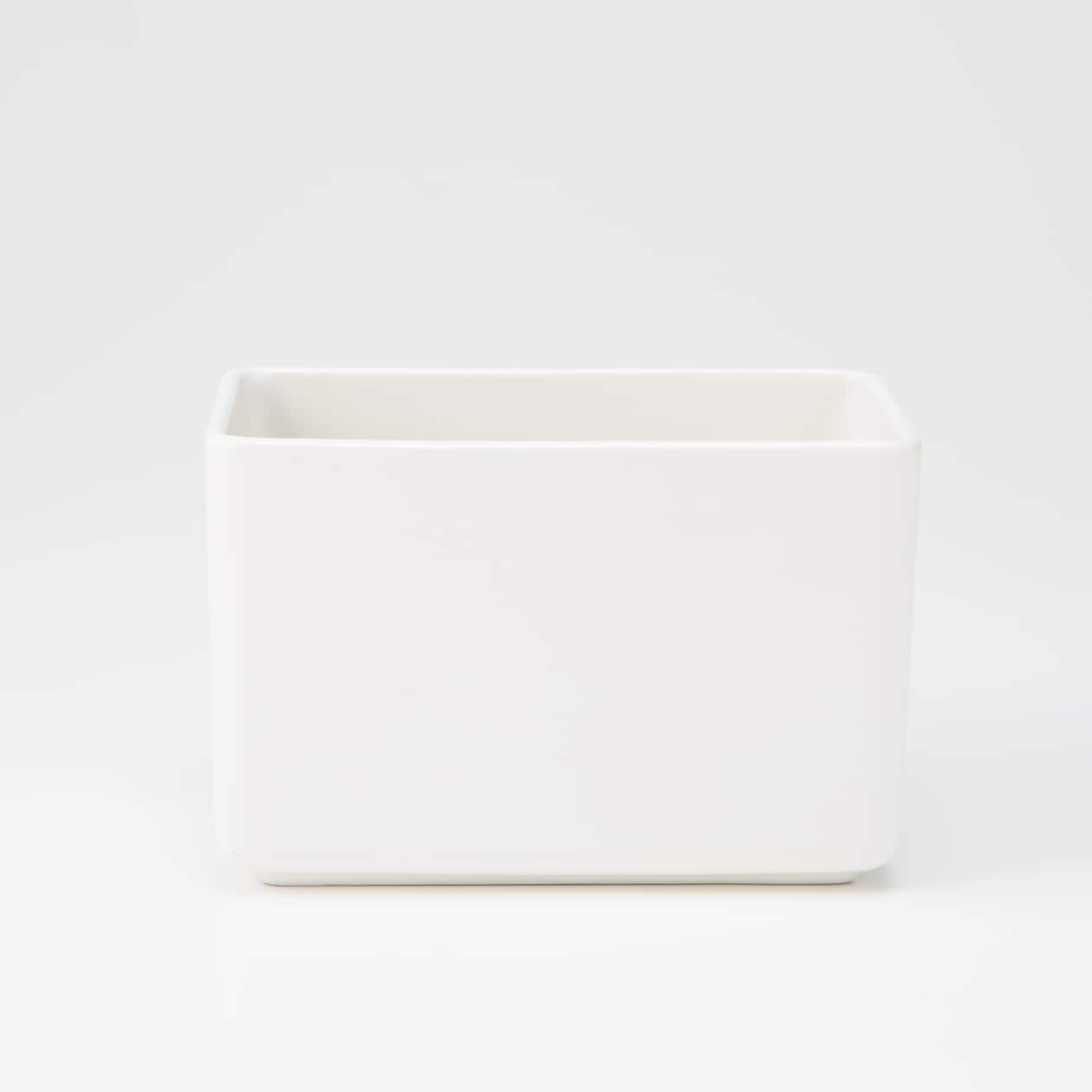 瀬戸焼　磁器角鉢