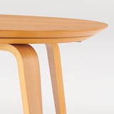 楕円こたつ・小・本体・タモ材曲木脚・石英管ヒーター／ナチュラル