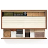 収納ベッド・スモール・ウォールナット材