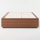 収納ベッド・シングル・ウォールナット材