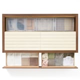 収納ベッド・シングル・ウォールナット材