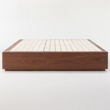 収納ベッド・ダブル・ウォールナット材