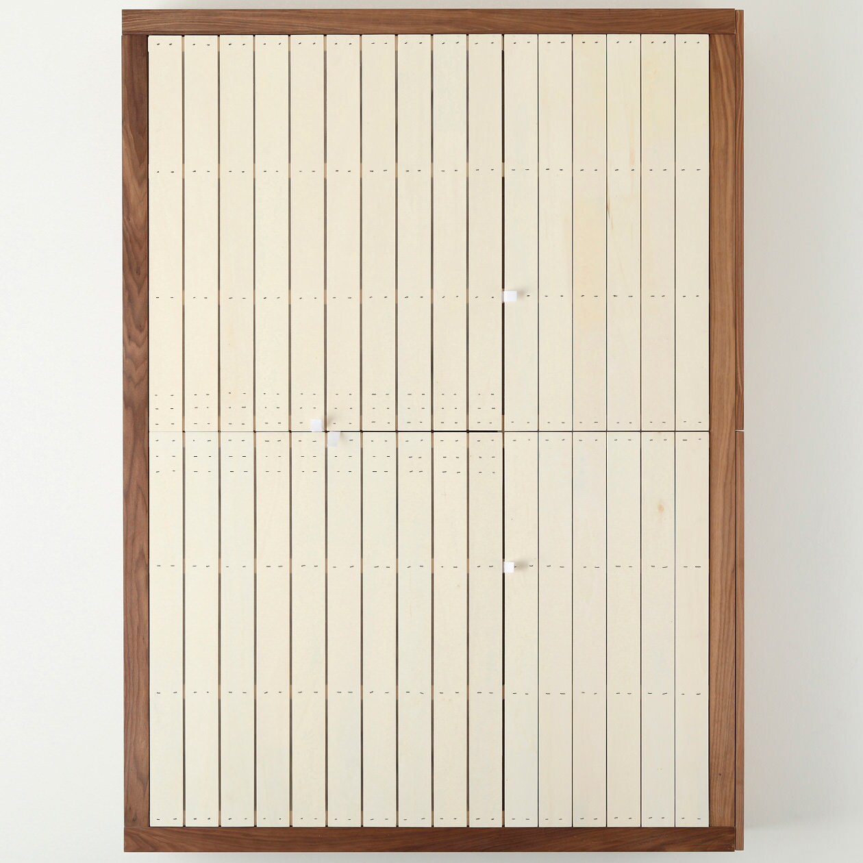 収納ベッド・ダブル・ウォールナット材