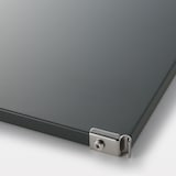 ステンレスユニットシェルフ用・追加棚・ダークグレー