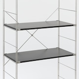 ステンレスユニットシェルフ用・追加棚・ダークグレー