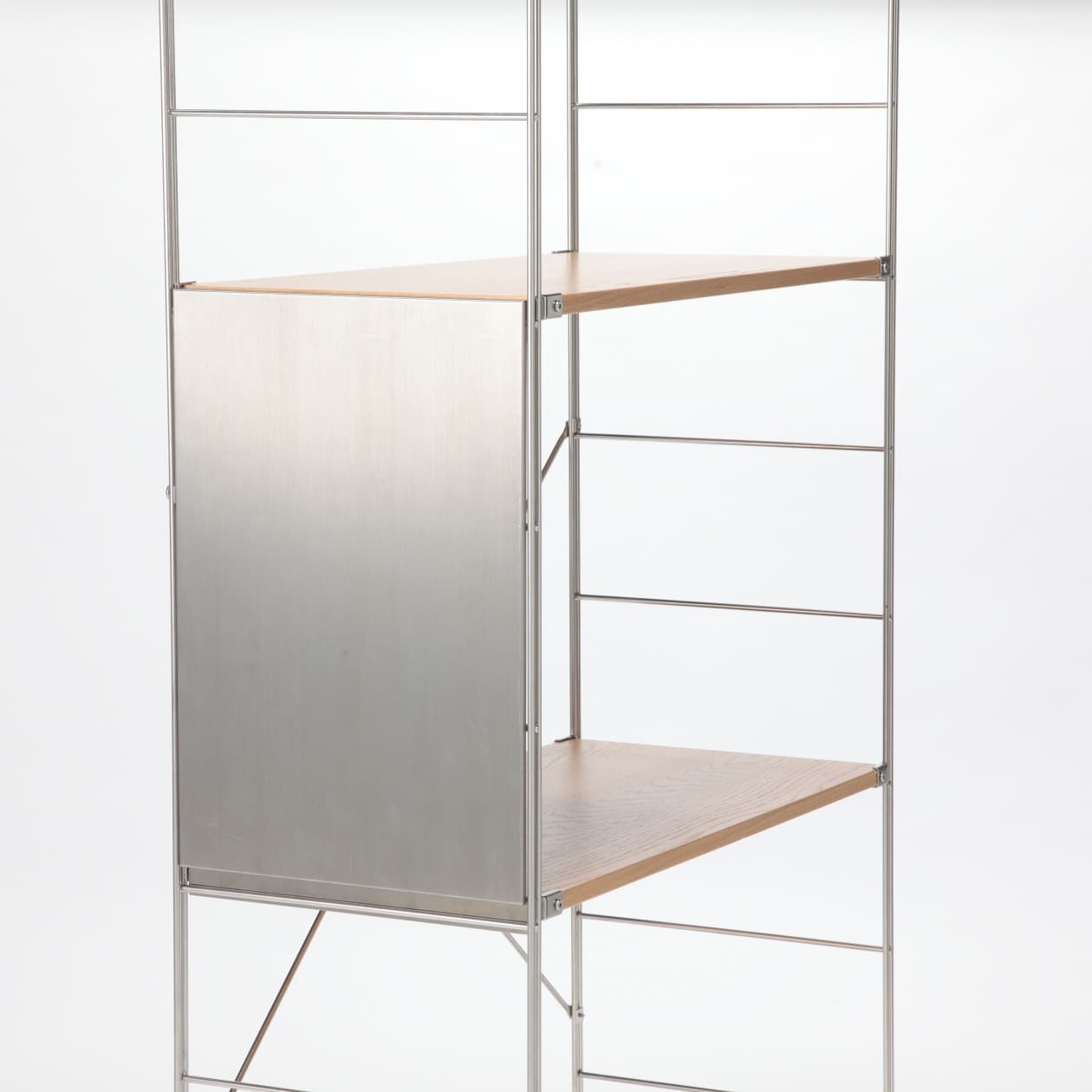 ステンレスユニットシェルフ・サイドパネル・大・ステンレス