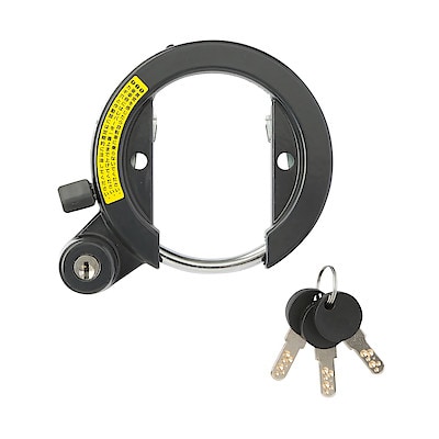 両面ディンプル式後輪錠