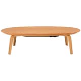 楕円こたつ・本体・タモ材曲木脚・フラットヒーター／ナチュラル