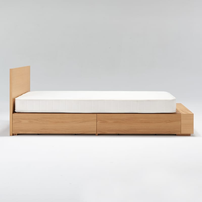 収納ベッド用ヘッドボード・スモール・オーク材 | 無印良品