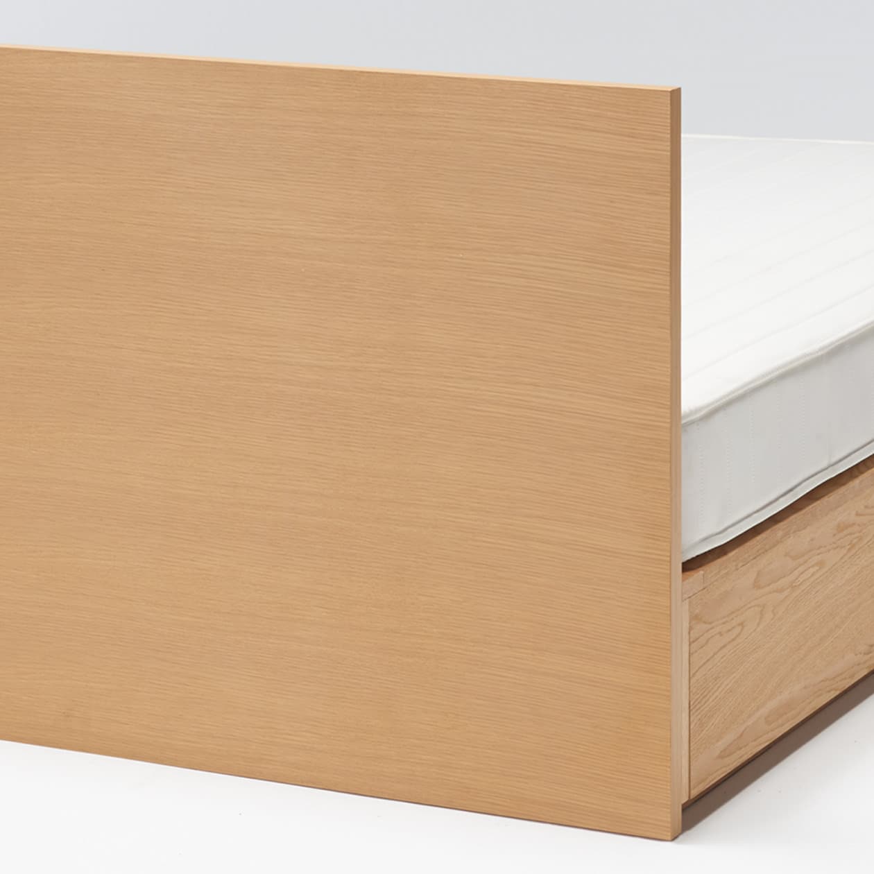 収納ベッド用ヘッドボード・スモール・オーク材