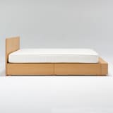 収納ベッド用ヘッドボード・ダブル・オーク材