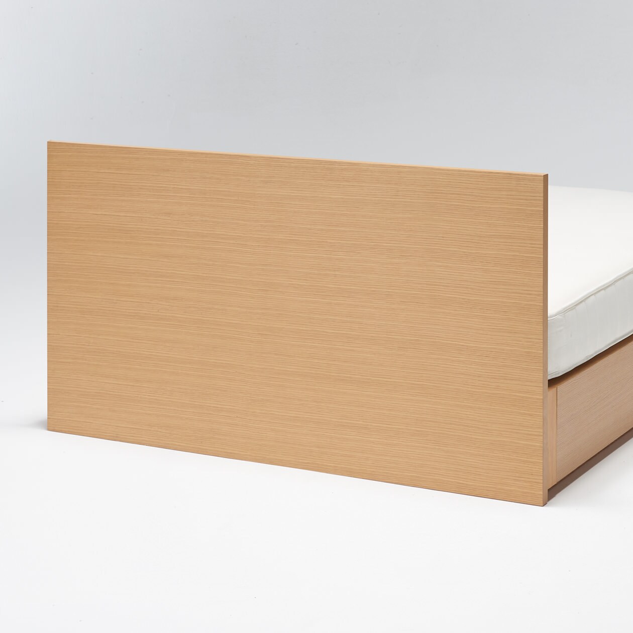 収納ベッド用ヘッドボード・ダブル・オーク材