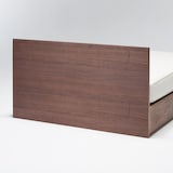 収納ベッド用ヘッドボード・ダブル・ウォールナット材